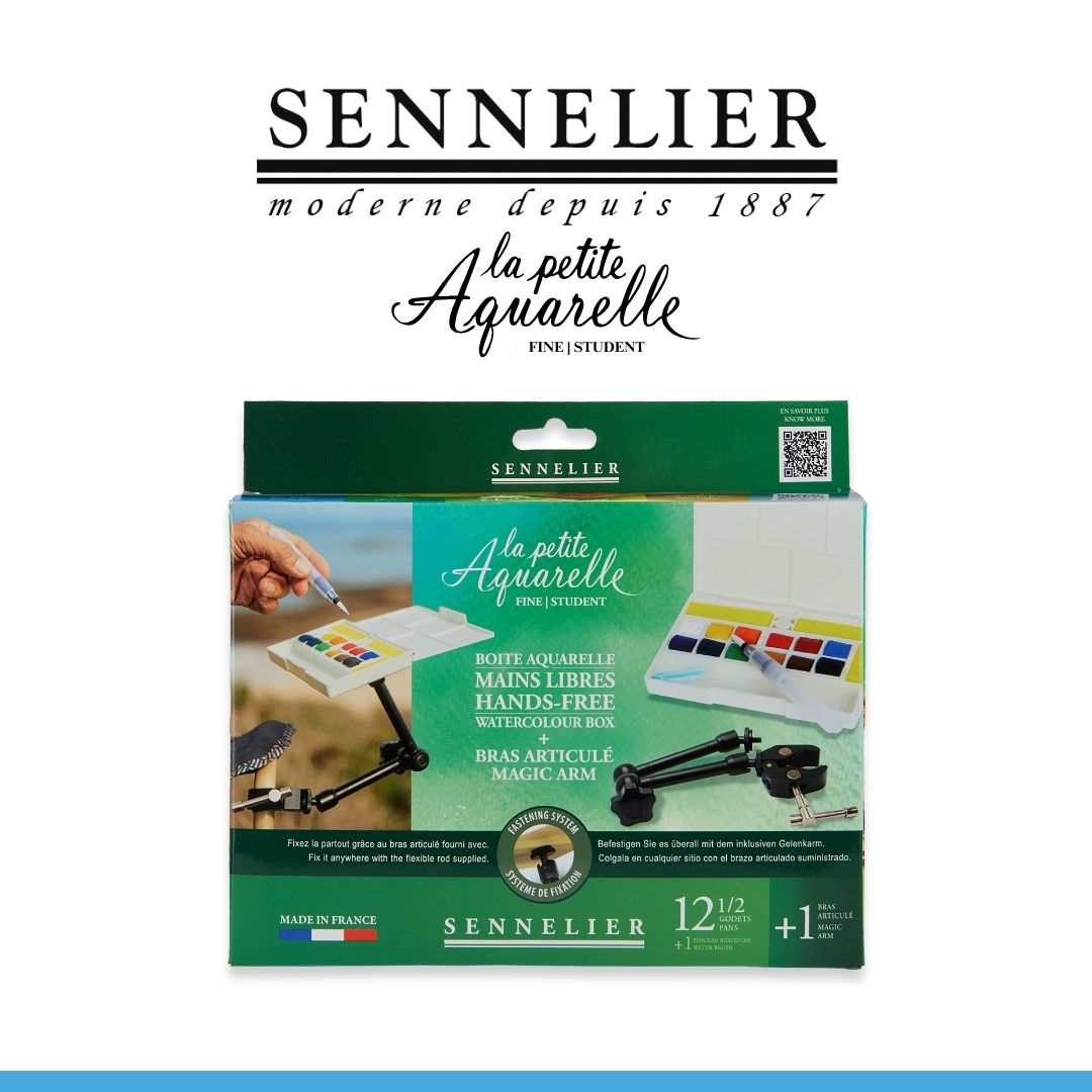 SENNELIER LA PETITE AQUARELLE WC BOX - 12 1/2 PANS 